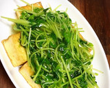 簡単！厚揚げの豆苗あんかけ作り方5写真