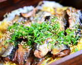 がごめ昆布とろろとさんま缶で丼作り方3写真