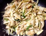 やわらか鶏胸肉と筍のオイスターソース炒め作り方7写真