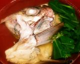 春の鯛の焼きあらのお吸い物＊作り方6写真
