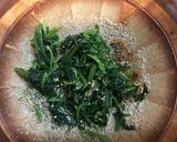 ほうれん草の胡麻和え作り方5写真
