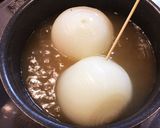 丸ごと玉ねぎとレタスのスープ♡作り方7写真