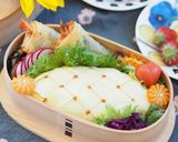 編み編みオムライス(編み込みオムライス)作り方10写真
