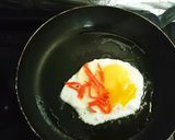目玉焼きの紅姜焼き作り方1写真