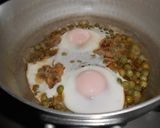うすいえんどうと新玉ねぎの卵おとし作り方4写真