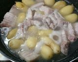 作りおきにも！新メークインと豚バラ煮作り方4写真