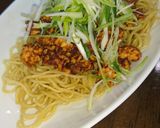 大磯屋♫鶏味噌そぼろ焼そば作り方6写真