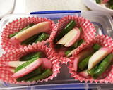 簡単お弁当のおかず①いんげんとかまぼこ作り方3写真