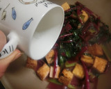 厚揚げと赤軸ほうれん草　和風カレーあん作り方7写真