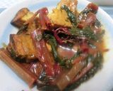 厚揚げと赤軸ほうれん草　和風カレーあん作り方11写真