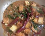 厚揚げと赤軸ほうれん草　和風カレーあん作り方10写真