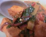 厚揚げと赤軸ほうれん草　和風カレーあん作り方12写真
