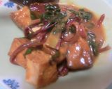 厚揚げと赤軸ほうれん草　和風カレーあん作り方13写真
