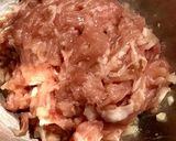 簡単!豚こまハンバーグ☆お弁当にも作り方1写真