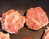 簡単!豚こまハンバーグ☆お弁当にも作り方2写真