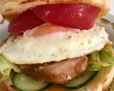 チキンバーガー☆みそマヨ味作り方4写真