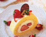 ふわとろイチゴのロールケーキ作り方37写真