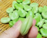 *そら豆とタコとアンチョビのアヒージョ*作り方1写真
