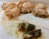一品.おつまみに帆立のガリバタ照り焼き♡作り方1写真