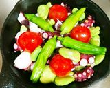 *そら豆とタコとアンチョビのアヒージョ*作り方8写真