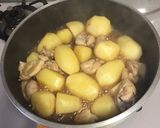 新じゃがとグリンピースの煮っころがし作り方3写真