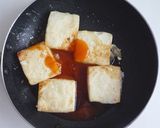 チリソースと醤油のお豆腐ステーキ作り方3写真