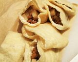 節約！！ボリュームおかず。納豆餅巾着作り方5写真