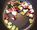 タコとそら豆のオリーブオイル炒め作り方3写真