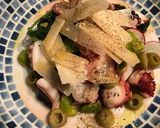 タコとそら豆のオリーブオイル炒め作り方4写真