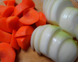 簡単！野菜と豆と豚肉のトマト煮込み♡作り方3写真