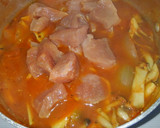 簡単！野菜と豆と豚肉のトマト煮込み♡作り方7写真