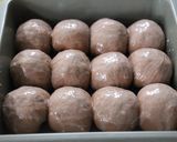 お手軽ちぎりパン＊チョコチップココアパン作り方7写真