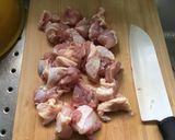 やわらか卵の親子丼。作り方1写真