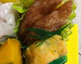 日曜日なのにお弁当(*´-`)娘用♪作り方2写真