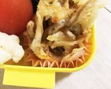 日曜日なのにお弁当(*´-`)娘用♪作り方3写真