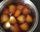 もち麦入り☆じゃがいもとフワフワ肉団子煮作り方4写真