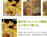 親子丼フライパンで簡単♥麺つゆカツ煮卵丼作り方12写真
