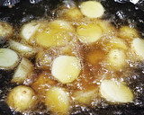 コロッと♪素揚げ新じゃがお好み焼き風作り方2写真