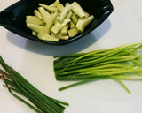 エシャレットきのこ叉焼の中華風炒め物作り方1写真