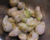 里芋と豚のこっくり胡麻味噌煮作り方1写真
