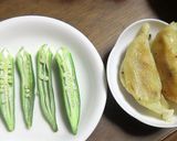 餃子とおくらで、サッポロ一番冷しラーメン作り方3写真