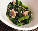 簡単！鯖缶と小松菜の和え物作り方3写真