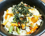 ＊ホタルイカと筍の炊き込みご飯＊作り方4写真