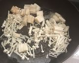 鯖缶えのきそばめしバター醤油作り方2写真