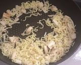 鯖缶えのきそばめしバター醤油作り方3写真