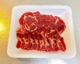 簡単！男飯！焼き肉用お肉でポークピカタ作り方1写真