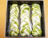 抹茶あん三つ編みあん食パンHBスクエア型作り方19写真