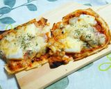 春巻きの皮でパリパリピザ作り方10写真