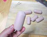 魚肉ソーセージとちくわのハート♡フライ作り方2写真