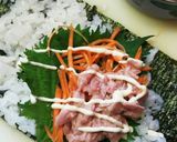 キャロットラペとシーチキンのサラダ手巻き作り方4写真